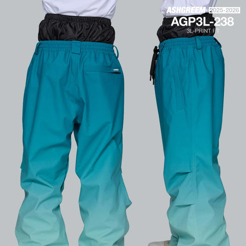 ASHGREEM (アッシュグリーム) 【予約商品】 25-26 スノーボードウェア パンツ 単品 プリント AGP3L-238 スノーウェア スノボウェア スキーウェア スノボーウェア 下 スノーパンツ メンズ レディース 新作